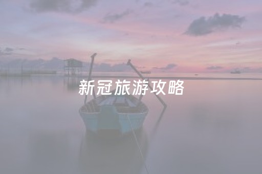 新冠旅游攻略（新冠旅游攻略图）