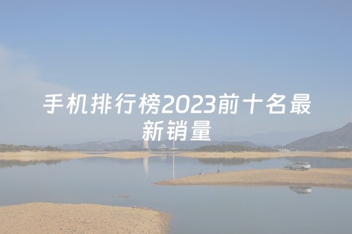 手机排行榜2023前十名最新销量（手机排行榜2023前十名最新销量图片）