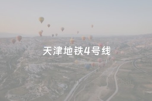 天津地铁4号线（天津地铁4号线图片）