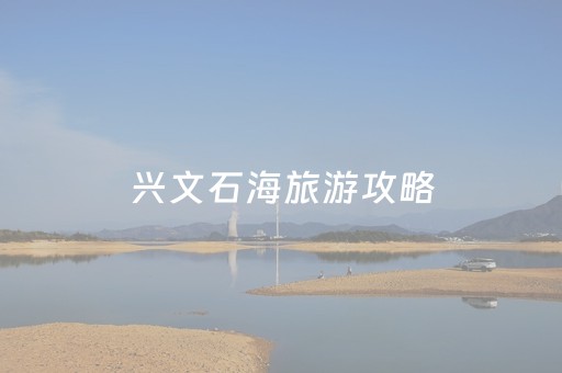 兴文石海旅游攻略（兴文石海游玩攻略）