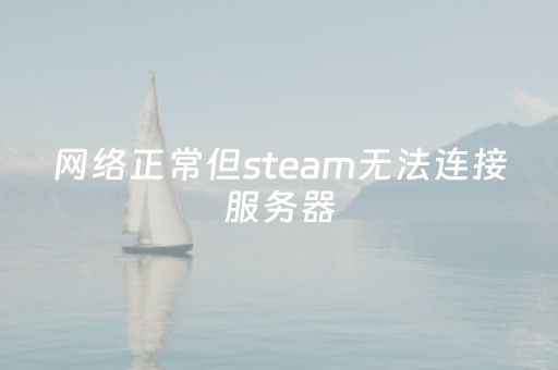 网络正常但steam无法连接服务器（steam明明密码对了登不上）