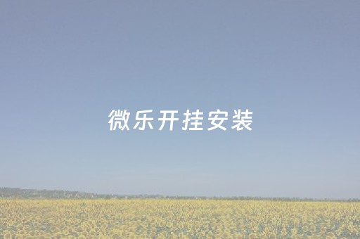 微乐开挂安装（微乐开挂神器）