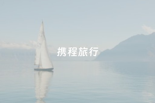 携程旅行

（携程旅游官网

安装）