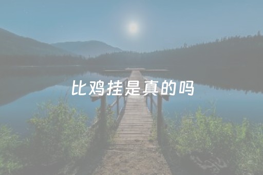 比鸡挂是真的吗（什么是比鸡游戏规则）