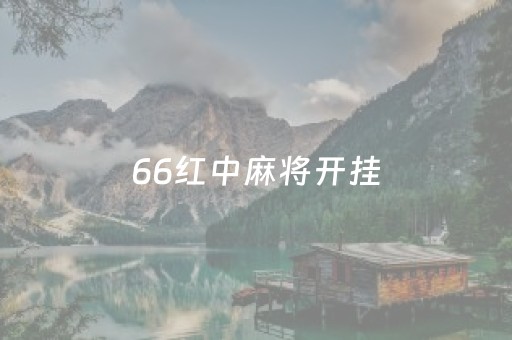 66红中麻将开挂（6红中麻将攻略）