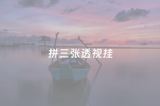 拼三张透视挂（超稳无敌拼三张透视）