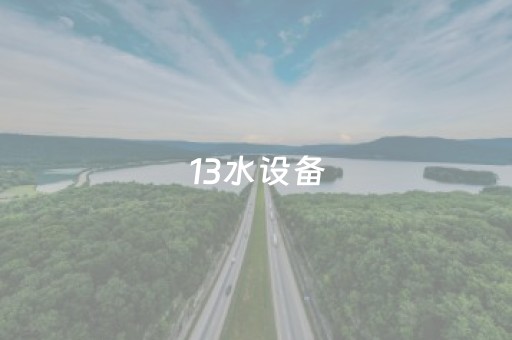 13水设备（十三水有什么的方法）