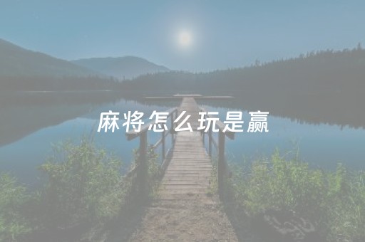 麻将怎么玩是赢（麻将如何是赢）