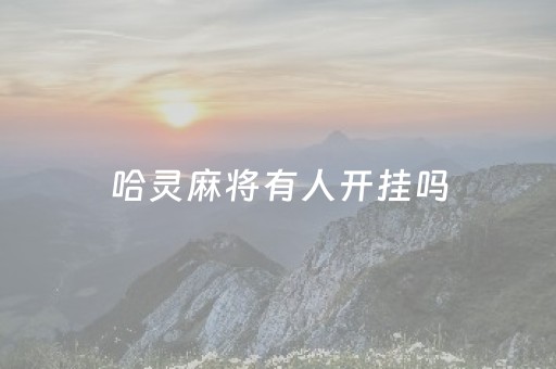 哈灵麻将有人开挂吗（哈灵麻将有人开挂吗）