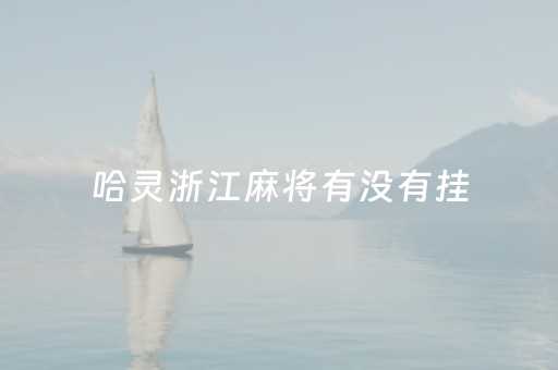 哈灵浙江麻将有没有挂（哈灵浙江麻将v121）