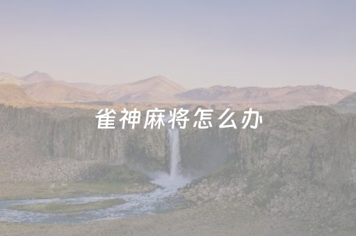 雀神麻将怎么办（雀神麻将有挂各位小心）