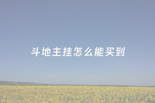 斗地主挂怎么能买到（斗地主卖挂的是真的吗）