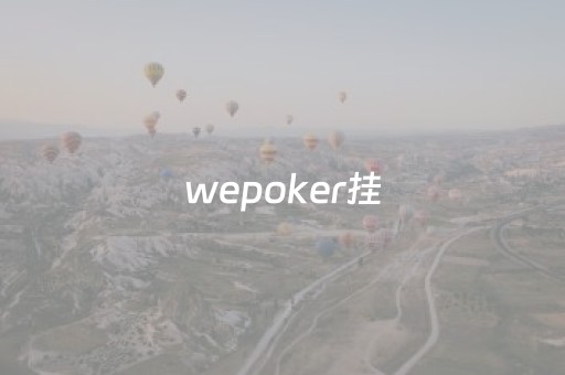 wepoker挂（wepoker挂透视辅助）