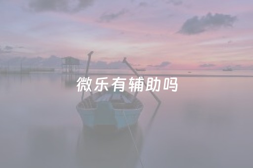 微乐有辅助吗（微乐是不是可以开挂）