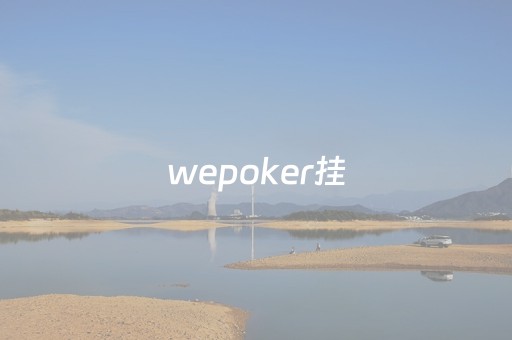 wepoker挂（wepoker）