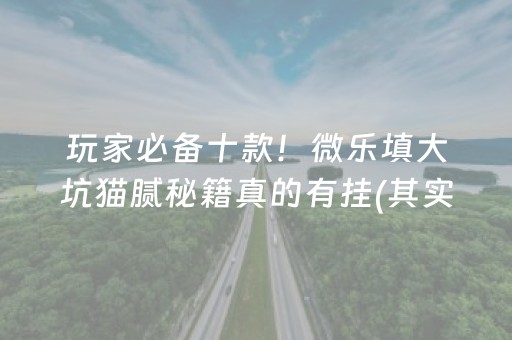 重大通报“微乐麻将谁建房谁赢”！详细开挂教程（确实真的有挂)-知乎