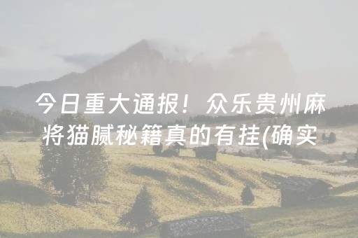 重大通报！app麻将有什么规律吗(赢的技巧系统规律)