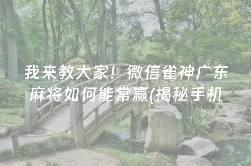 玩家必备教程“老友内蒙麻将怎么下载”！详细开挂教程（确实真的有挂)-知乎