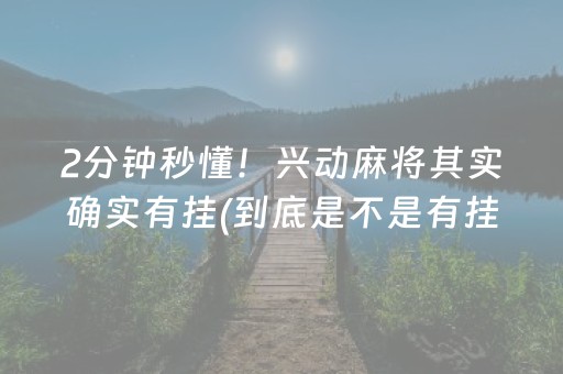 玩家必备十款！叮叮川南麻将究竟是不是有挂(其实是有挂的)