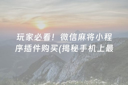 我来告诉大家“六六内蒙麻将到底有没有挂”(原来真的有挂)-知乎