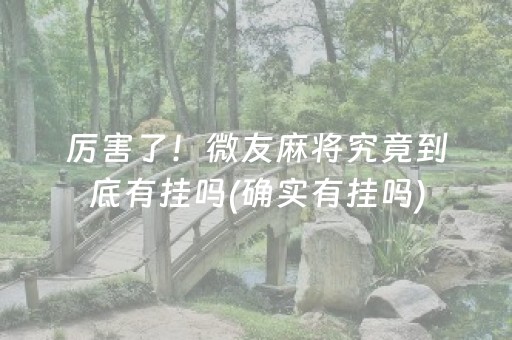 我来告诉大家“微信雀神麻将开挂神器”！详细开挂教程（确实真的有挂)-知乎