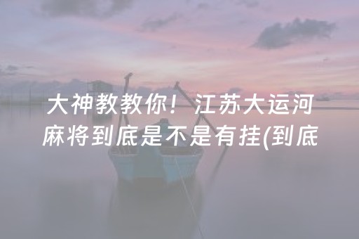 玩家必备！中至麻将插件购买(究竟是不是有挂)