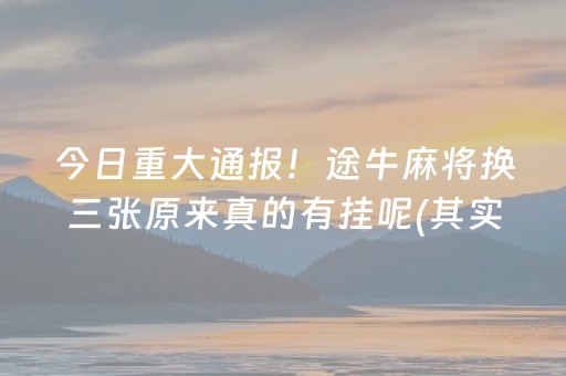 厉害了！微信雀神麻将小程序赢的技巧(揭秘手机上输赢规律)