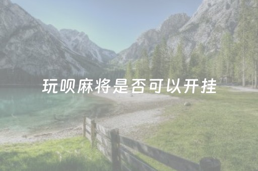 玩呗麻将是否可以开挂（玩呗麻将有挂吗）