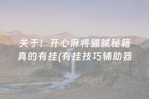 厉害了！微乐湖南麻将输赢规律(揭秘微信里助攻神器)