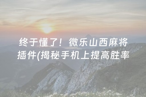 终于懂了！闲来手机麻将真的确实是有挂(到底是不是有挂)