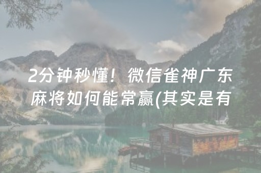 给大家科普一下！多乐麻将有什么技巧吗(揭秘小程序怎么容易赢)