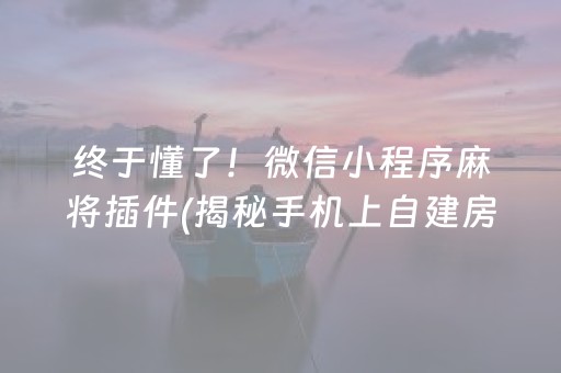 玩家必备攻略！中至赣州麻将输赢规律(揭秘手机上胜率到哪调)