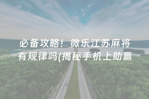 必备教程！指尖四川麻将的挂在哪找(到底是不是有挂)