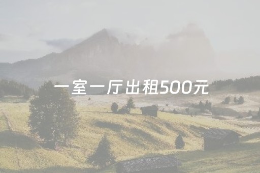 一室一厅出租500元（一室一厅出租500元拉萨）