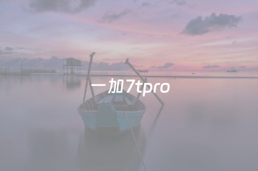 一加7tpro（一加7tpro和7p）