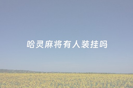 哈灵麻将有人装挂吗（哈灵麻将挂哪里有有买）