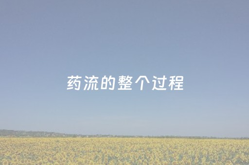 药流的整个过程（医院药流的整个过程）