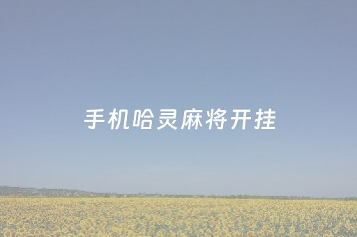 手机哈灵麻将开挂（哈灵麻将如何开挂）