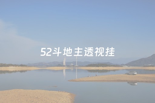 52斗地主透视挂（斗地主透视免费安装）