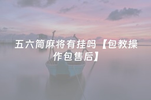 五六筒麻将有挂吗【包教操作包售后】（麻将六筒怎么翻译）