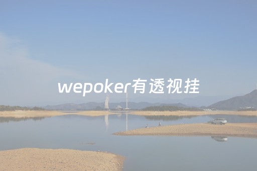 wepoker有透视挂（wepoker有没有透视）