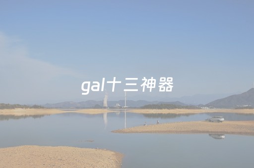 gal十三神器（galgame十二神器之一）