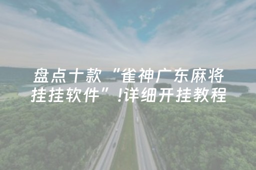 盘点十款“雀神广东麻将挂挂软件”!详细开挂教程-知乎