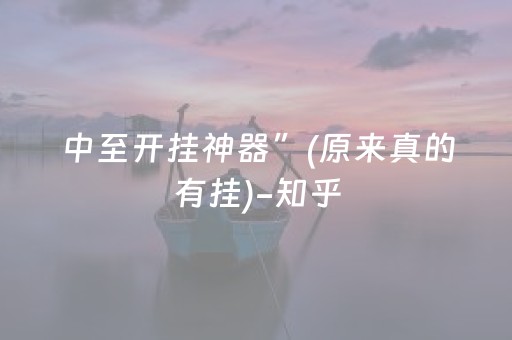 中至开挂神器”(原来真的有挂)-知乎