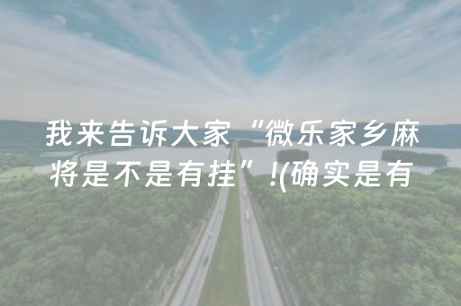 我来告诉大家“微乐家乡麻将是不是有挂”!(确实是有挂)-知乎