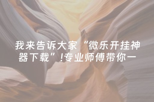 我来告诉大家“微乐开挂神器下载”!专业师傅带你一起了解（详细教程）-知乎