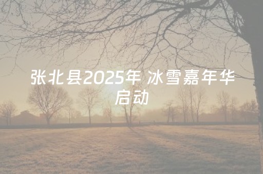 张北县2025年 冰雪嘉年华启动