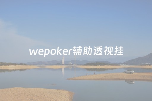 wepoker辅助透视挂（wepoker辅助透视挂果然开挂）