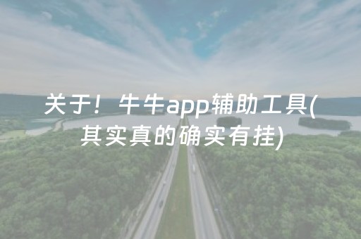 关于！牛牛app辅助工具(其实真的确实有挂)