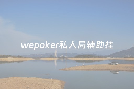 wepoker私人局辅助挂（wepoker辅助）